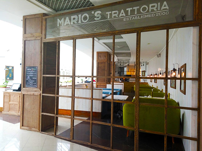 Ресторан "Mario`s" в ТЦ Globus — новый формат и настоящая пицца на дровах
