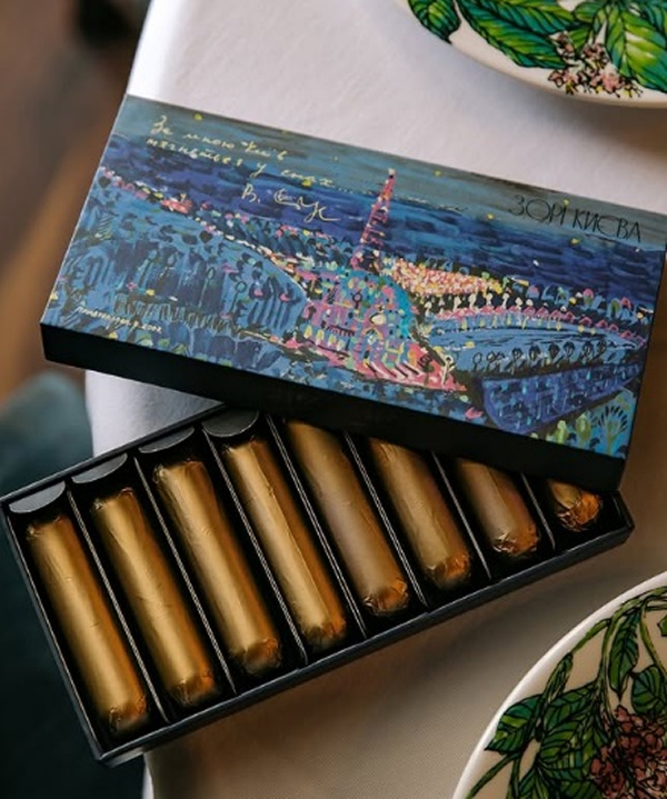 Шоколадні цукерки "Зорі Києва" в ресторані "Citronelle"