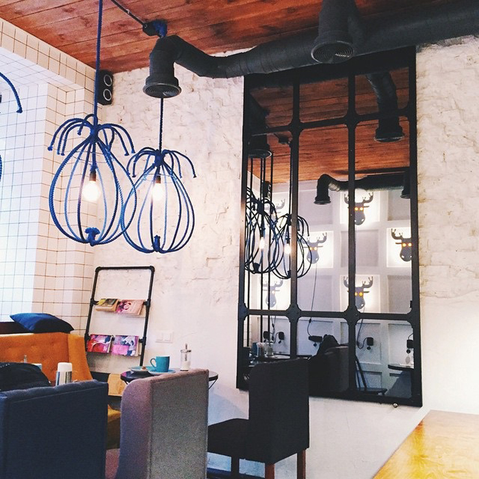 Новое место (Киев): стильная кофейня Blue Cup Coffee Shop